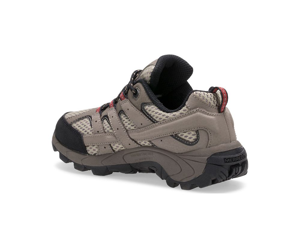 Merrell Hiking Shoes Brown - Moab 2 Low Lace - Kids 20SREOZAP